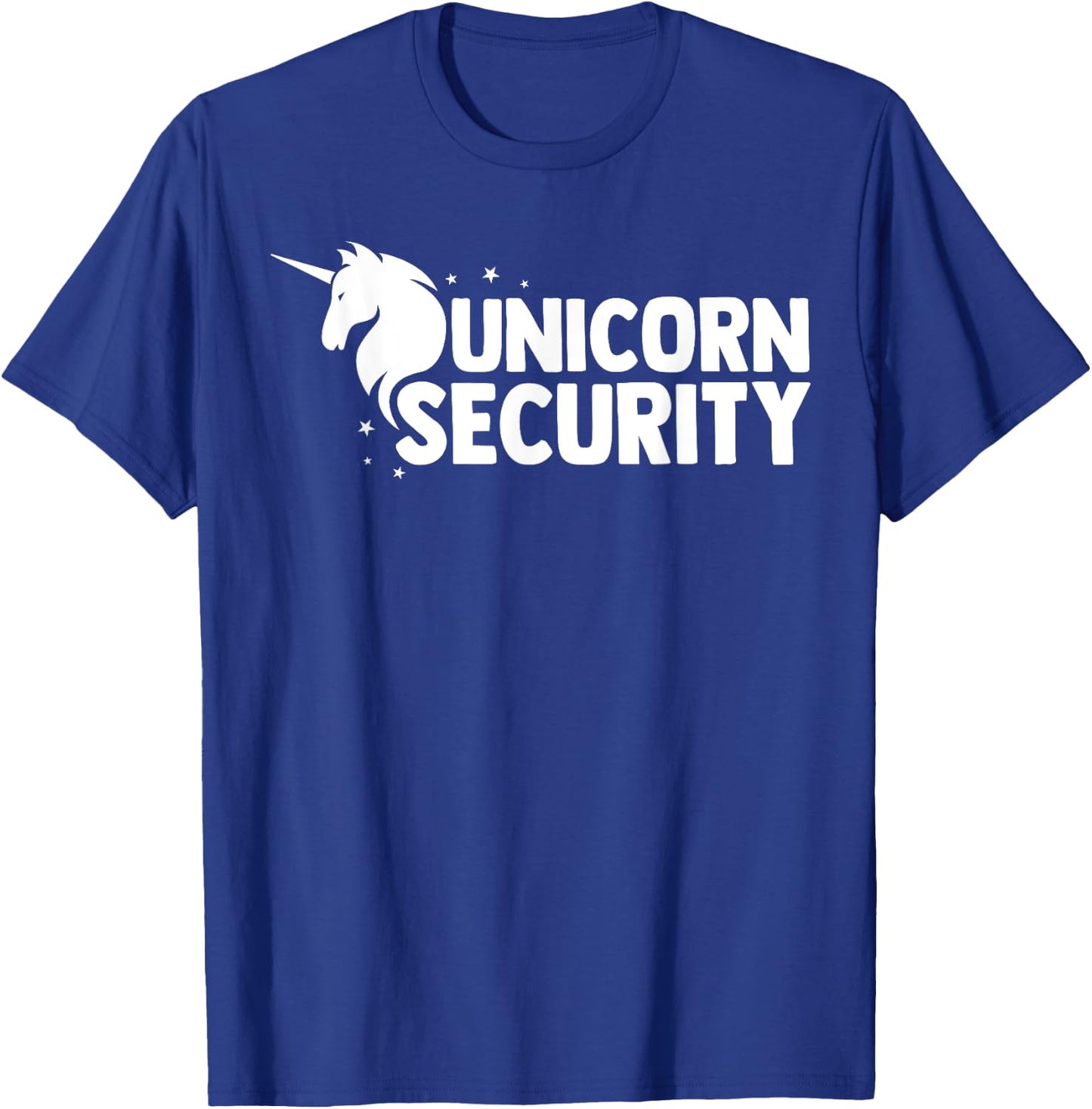 Unicorn Security Squad Symbol Funny Dad Brother Gift T-Shirt - T-Shirt | Royal