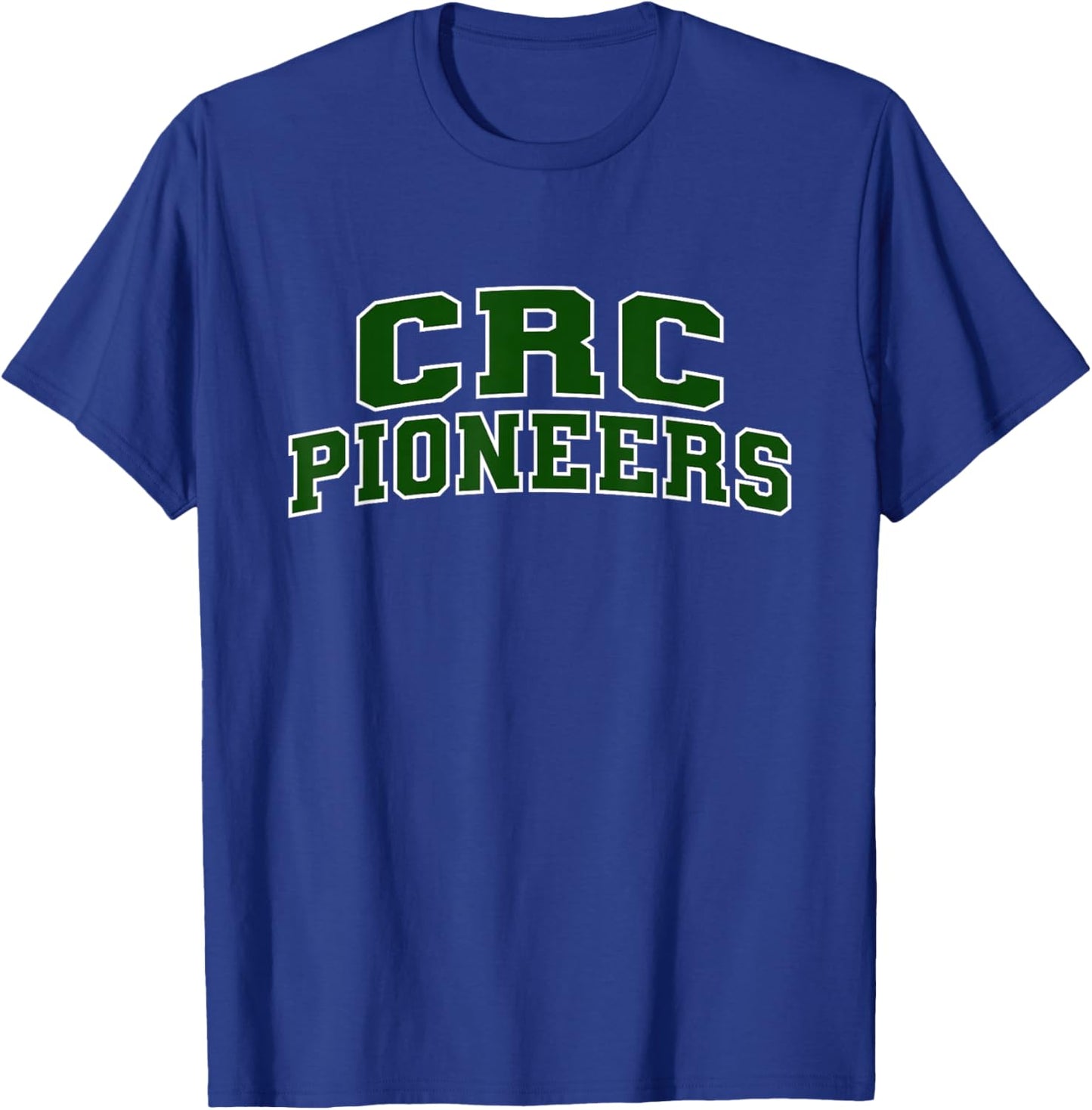 Crowley's Ridge College CRC Pioneers Apparel Sports Fan T-Shirt - T-Shirt | Royal