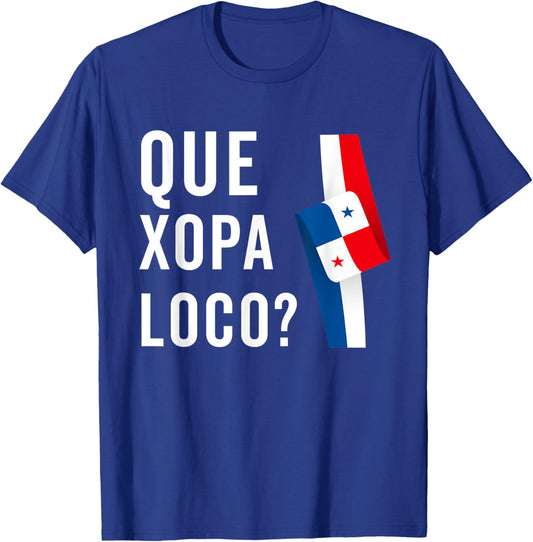 Camiseta Panama Panamanian Flag DNA Panameño Que Xopa? T-Shirt - T-Shirt | Royal