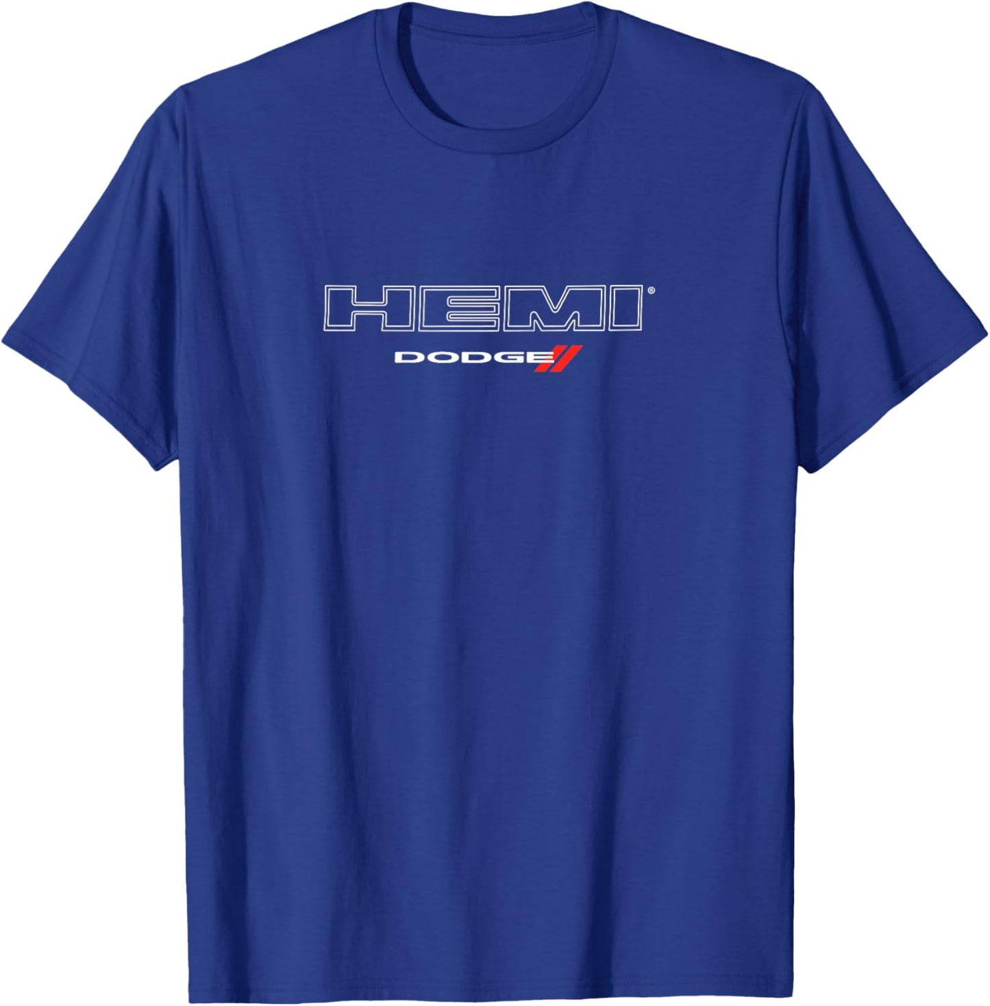 Dodge HEMI Light Wordmark Logo T-Shirt - T-Shirt | Royal