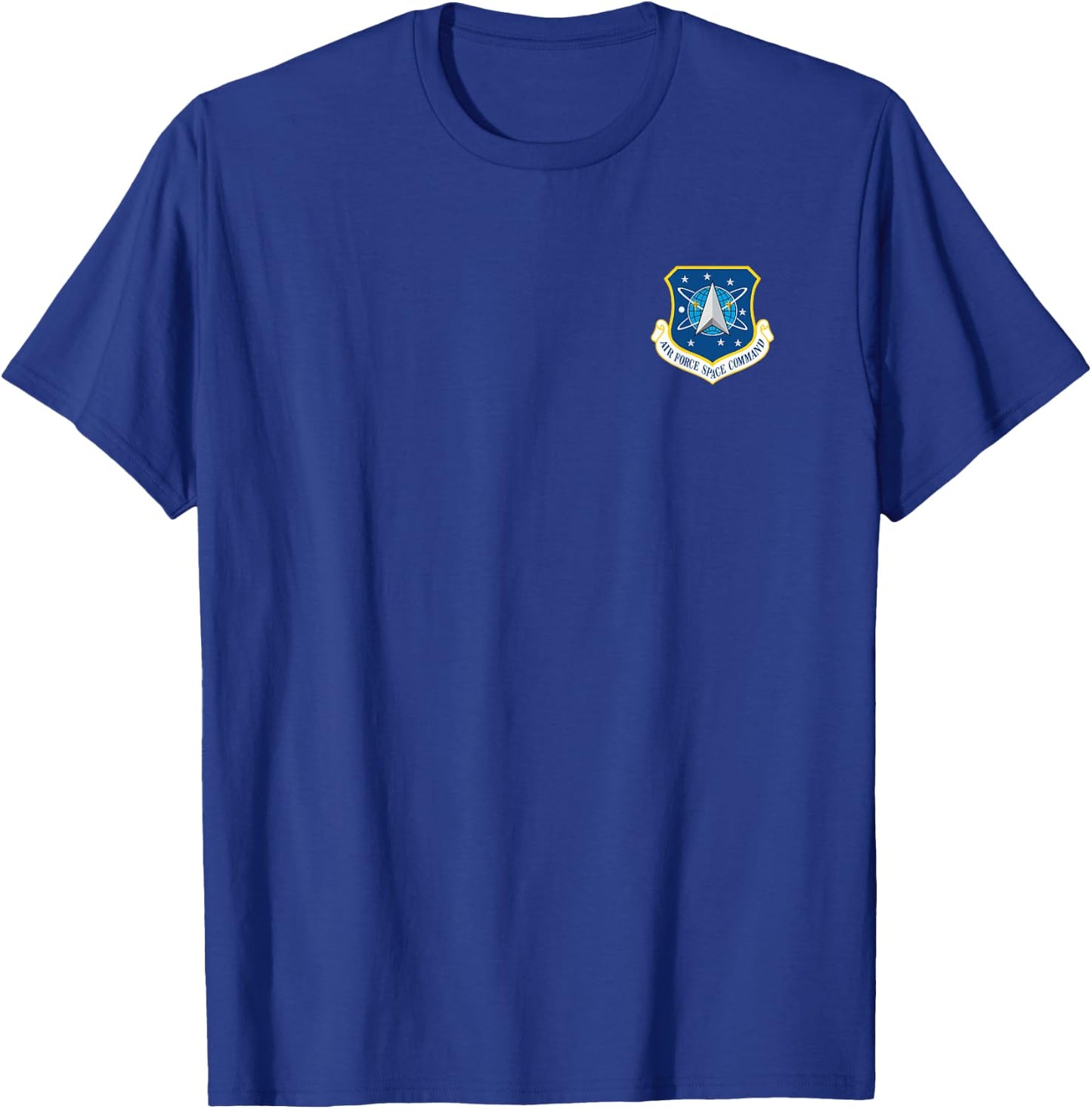 Air Force Space Command AFSPC Military Veteran Insignia T-Shirt - T-Shirt | Royal