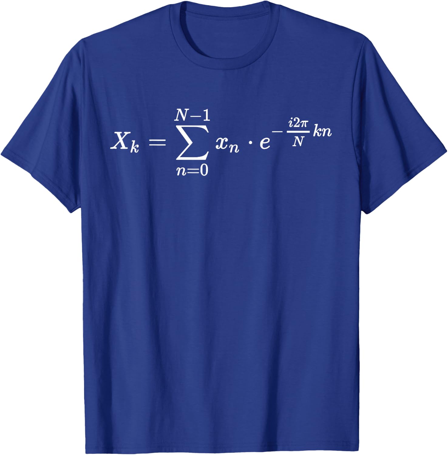 discrete Fourier transform math equation T-Shirt - T-Shirt | Royal