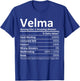 VELMA Nutrition Personalized Name Funny Christmas Gift T-Shirt - T-Shirt | Royal
