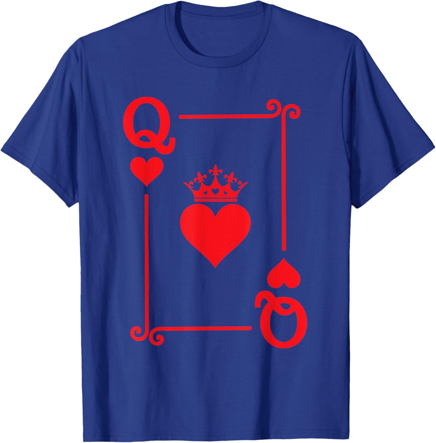 Queen Hearts Card Costume - Playing Cards - Queen of Hearts T-Shirt - T-Shirt | Royal
