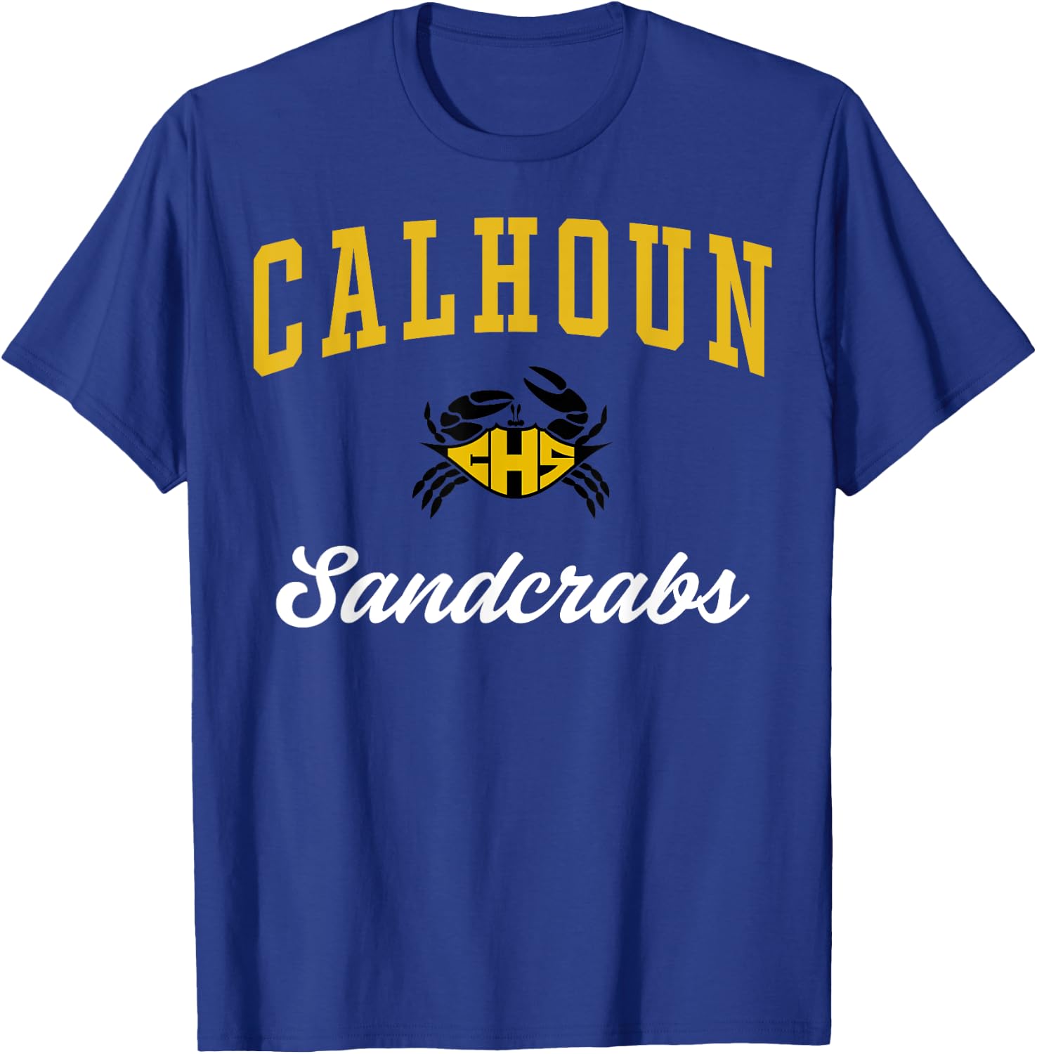 Calhoun High School Sandcrabs C3 T-Shirt - T-Shirt | Royal