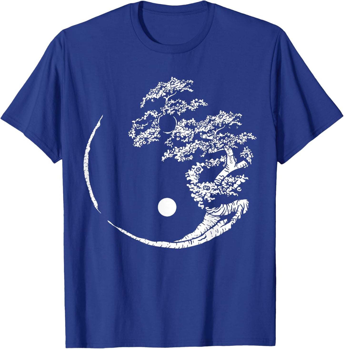 Mandala Yin Yang Bonsai Tree Funny Hippie Gift Women T-Shirt - T-Shirt | Royal