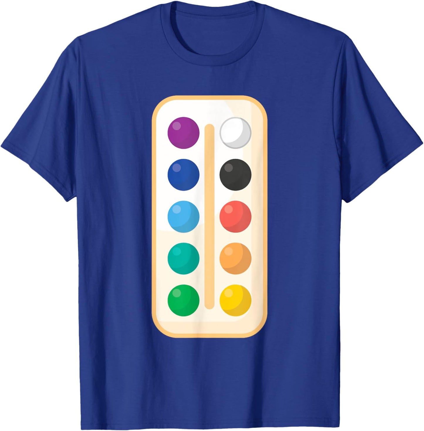 Paint Palette ArtSet Halloween Costume for Teachers Students Women Kids T-Shirt - T-Shirt | Royal