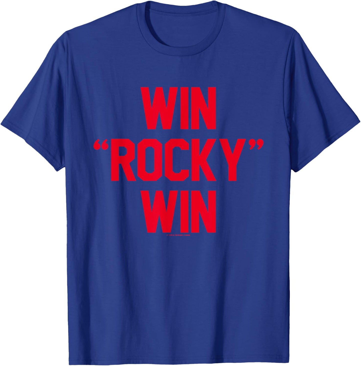 Rocky Official Men's Sports , Black, Large T-Shirt - T-Shirt | Royal