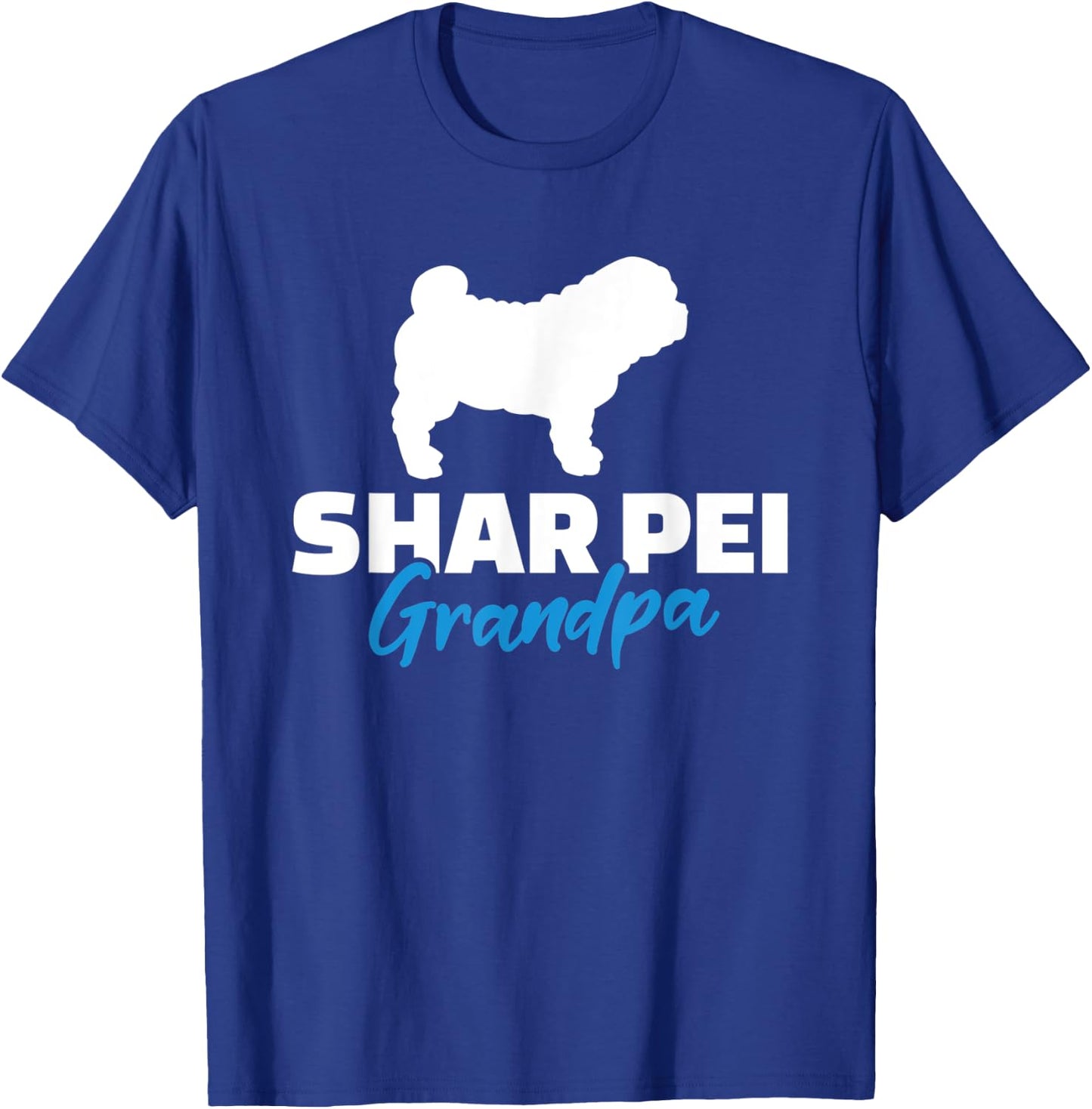 Shar Pei Grandpa T-Shirt - T-Shirt | Royal