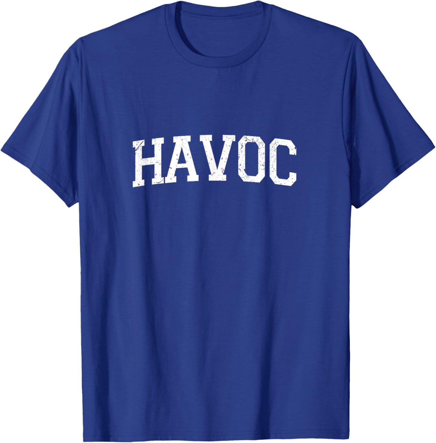 Vintage Personalised Name Classic Havoc T-Shirt - T-Shirt | Royal