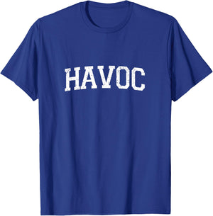 Vintage Personalised Name Classic Havoc T-Shirt - T-Shirt | Royal