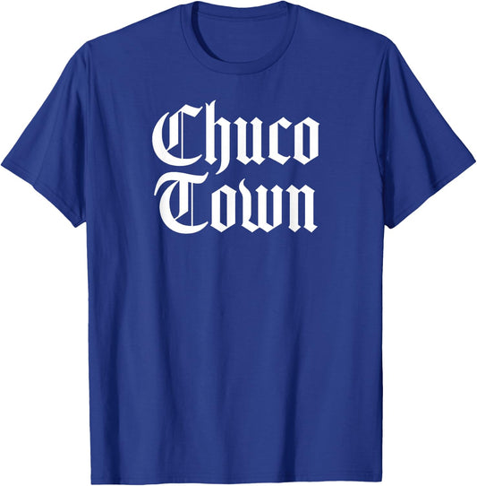 CHUCO TOWN El Paso TX Old English Design T-Shirt - T-Shirt | Royal