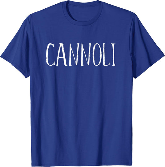 Cannoli Design Women Funny Cannoli T-Shirt - T-Shirt | Royal