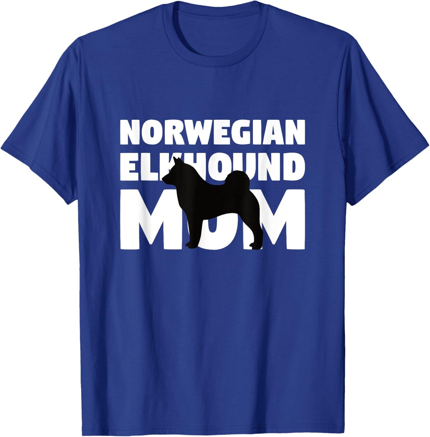 Norwegian Elkhound Gift Dog Mother Norwegian Elkhound Mom Men Women Girls Kids T-Shirt - T-Shirt | Royal