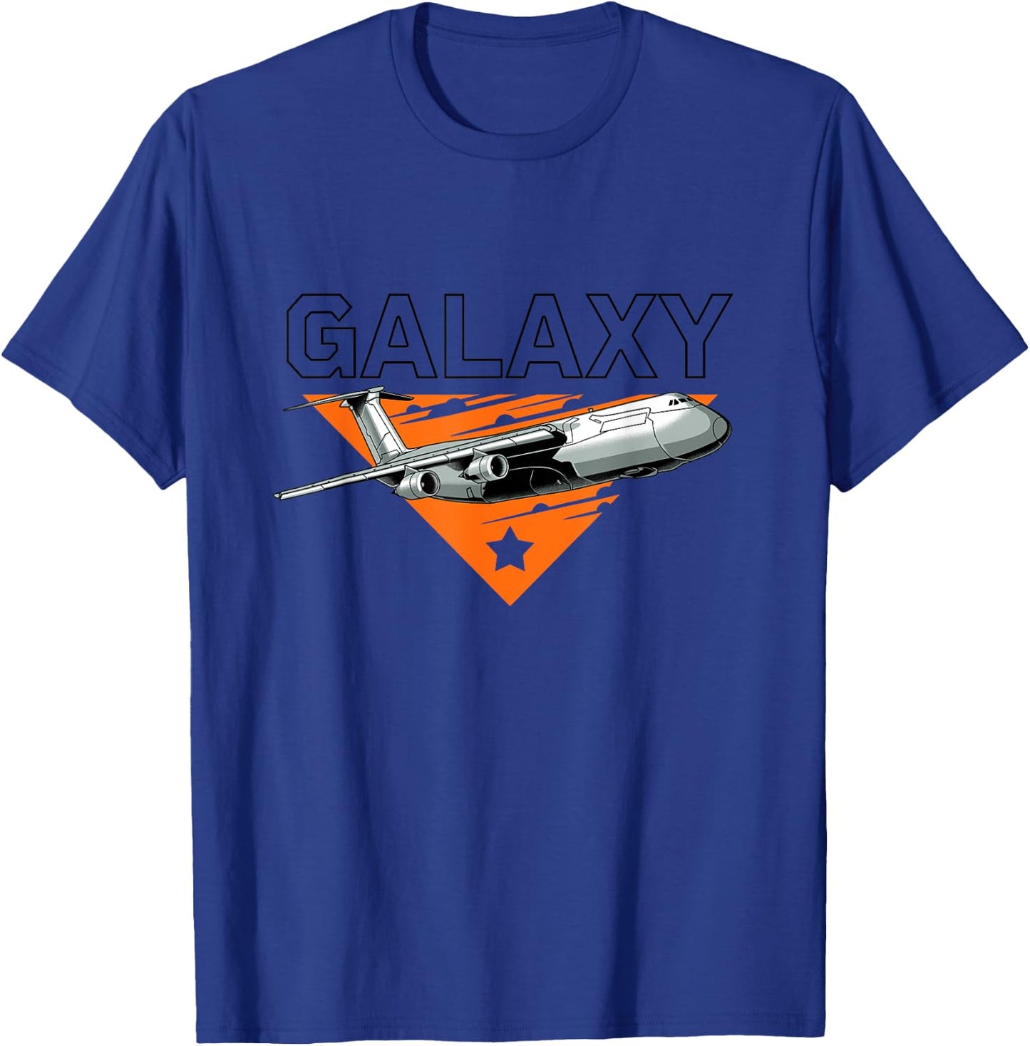 Galaxy C-5 Super Heavy Military Cargo Aircraft T-Shirt - T-Shirt | Royal