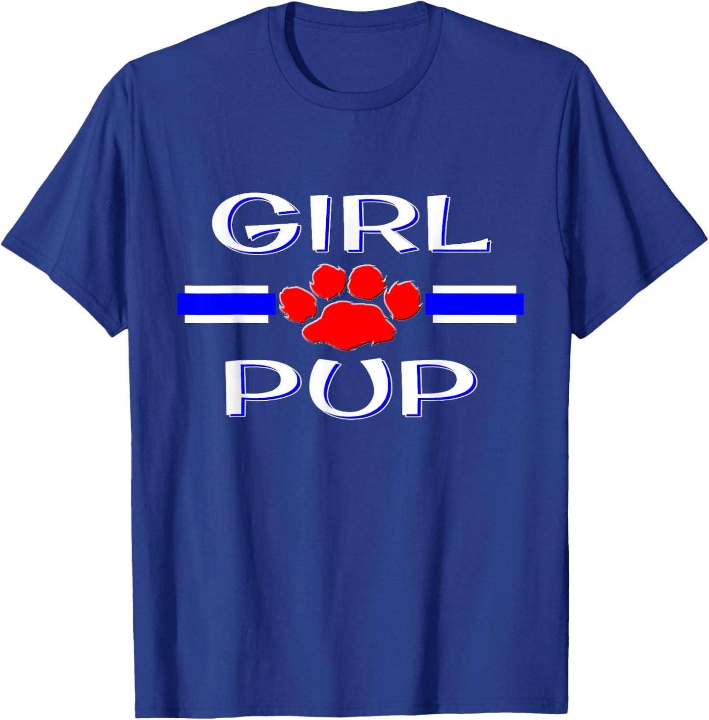 Girl Pup Play Gear, Human PetPlay Gift, BDSM Puppy Fetish T-Shirt - T-Shirt | Royal
