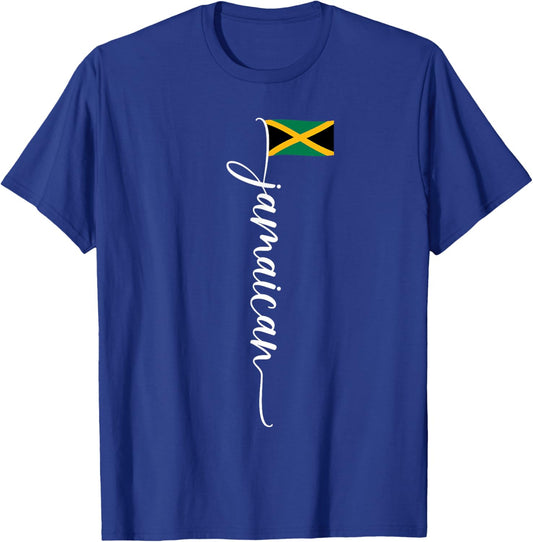 Jamaica Signature Jamaican Flag T-Shirt - T-Shirt | Royal