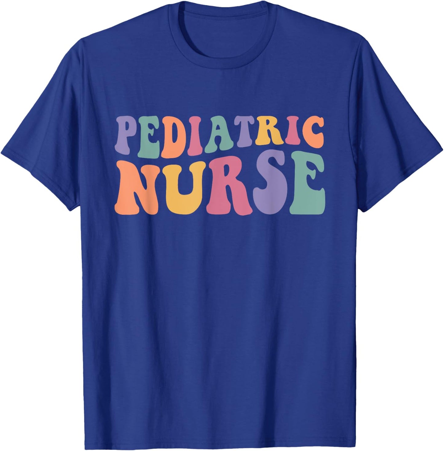 Pediatric Nurse Groovy Nursing School Women T-Shirt - T-Shirt | Royal