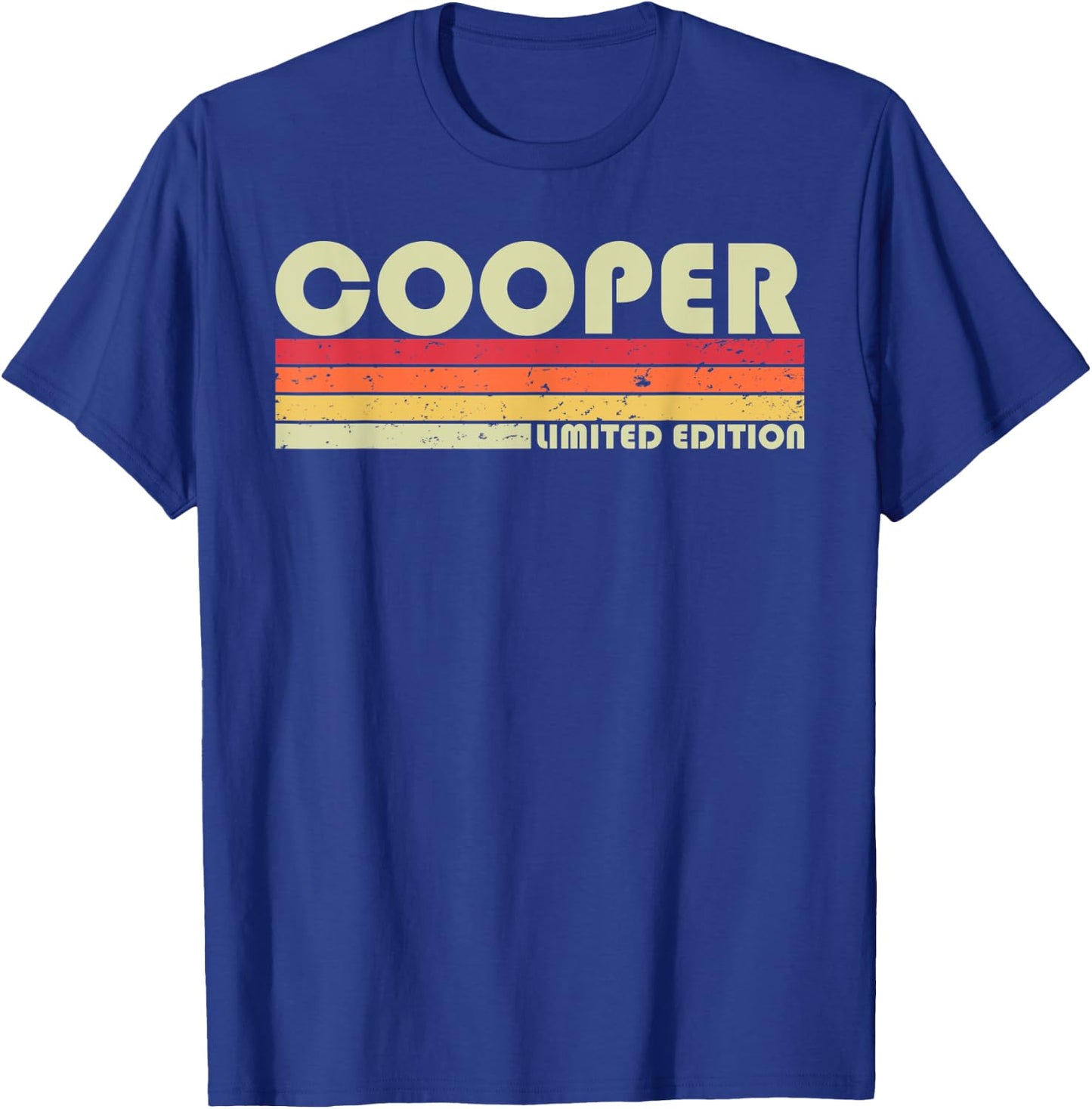 COOPER Gift Name Personalized Funny Retro Vintage Birthday T-Shirt - T-Shirt | Royal