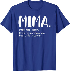 Mima Shirts Mother's Day idea for Grandma Mima T-Shirt - T-Shirt | Royal