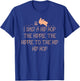 I Said a Hip Hop the Hippie Funny Bunny Easter Sunday T-Shirt - T-Shirt | Royal