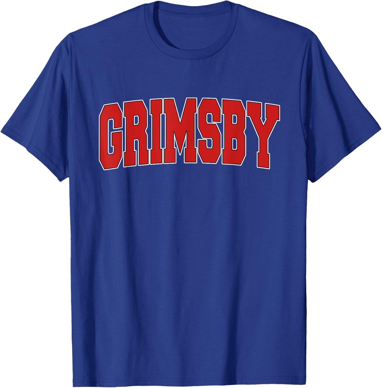 GRIMSBY UNITED KINGDOM Varsity Style Vintage Retro UK Sports T-Shirt - T-Shirt | Royal