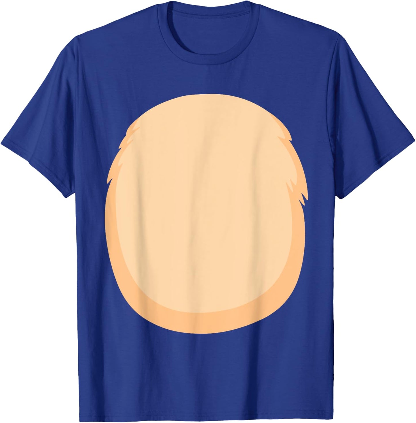 Bear Belly Costume for Halloween Furry Cartoon Stomach Brown T-Shirt - T-Shirt | Royal