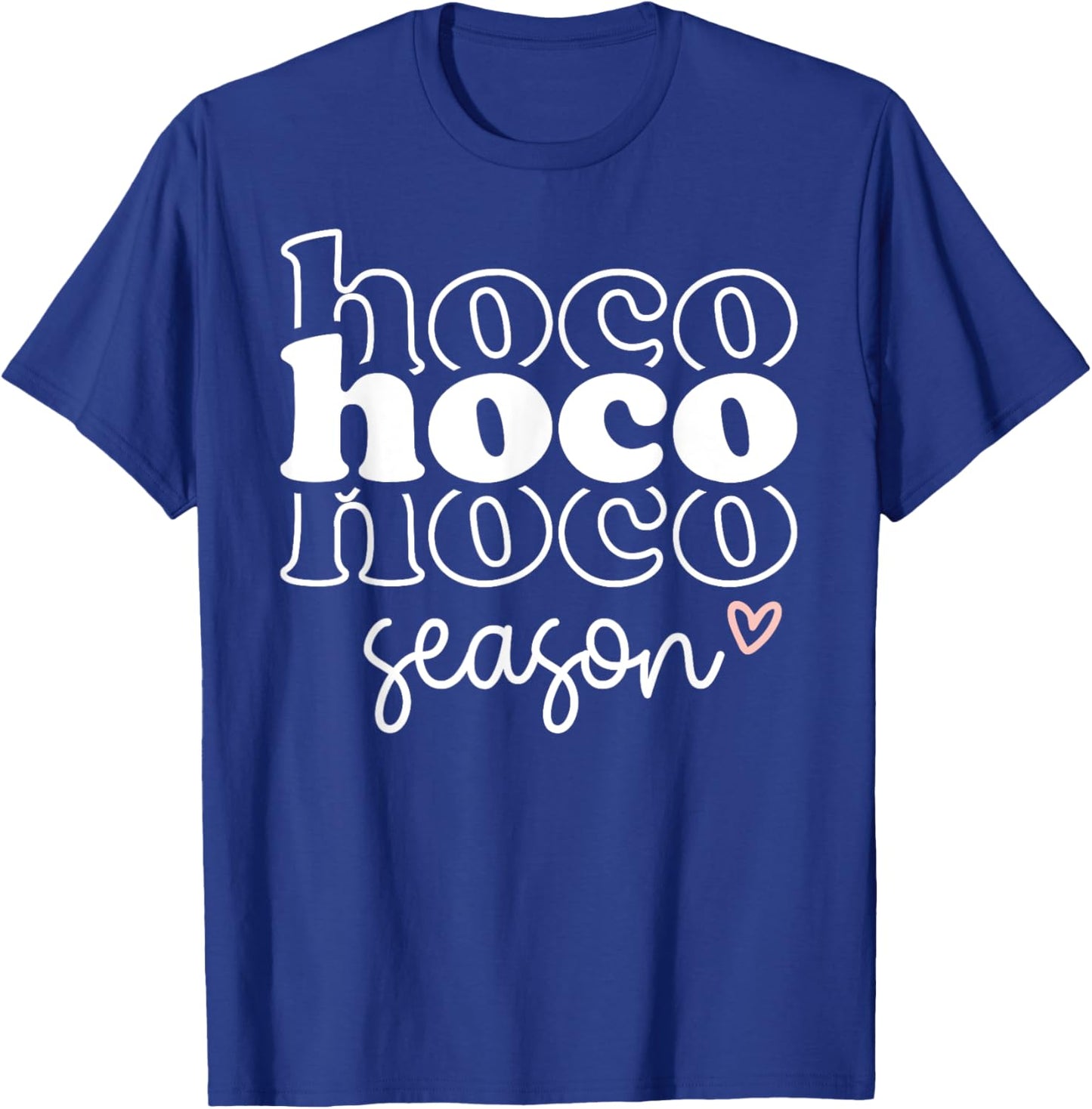 Hoco Season, Homecoming Game Day Vibes T-Shirt - T-Shirt | Royal