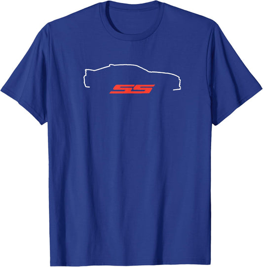 6th Gen SS Outline T-Shirt - T-Shirt | Royal