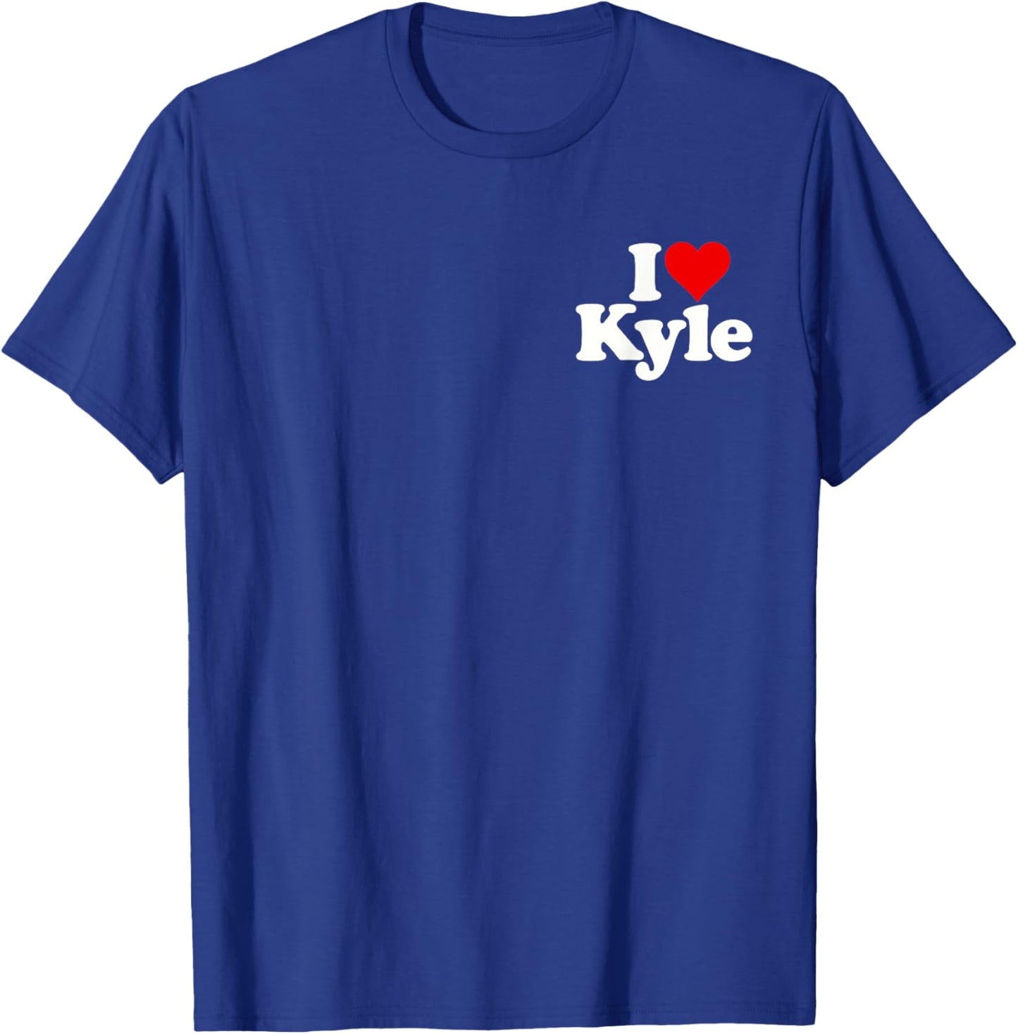 I Love Heart Kyle T-Shirt - T-Shirt | Royal