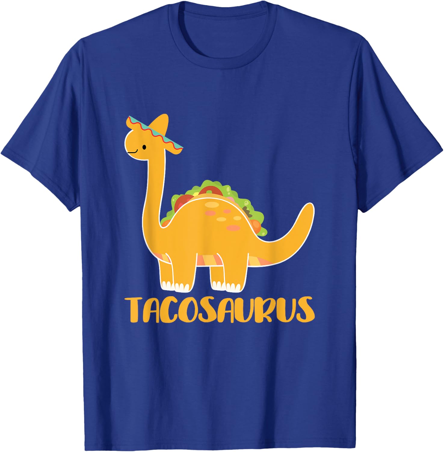 Tacosaurus Brachiosaurus Funny Taco Dino T-Shirt - T-Shirt | Royal
