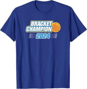 Basketball Bracket Champion 2024 T-Shirt - T-Shirt | Royal