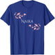 Naika name with blossom branches T-Shirt - T-Shirt | Royal