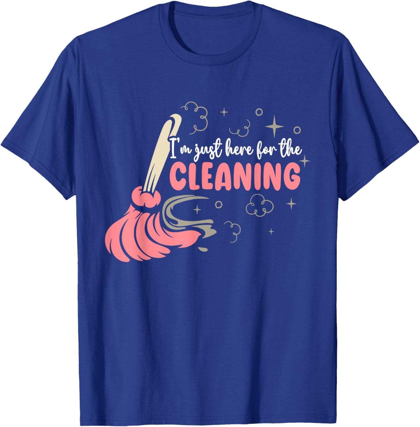 Crew Cleaning Lady Housekeeping T-Shirt - T-Shirt | Royal