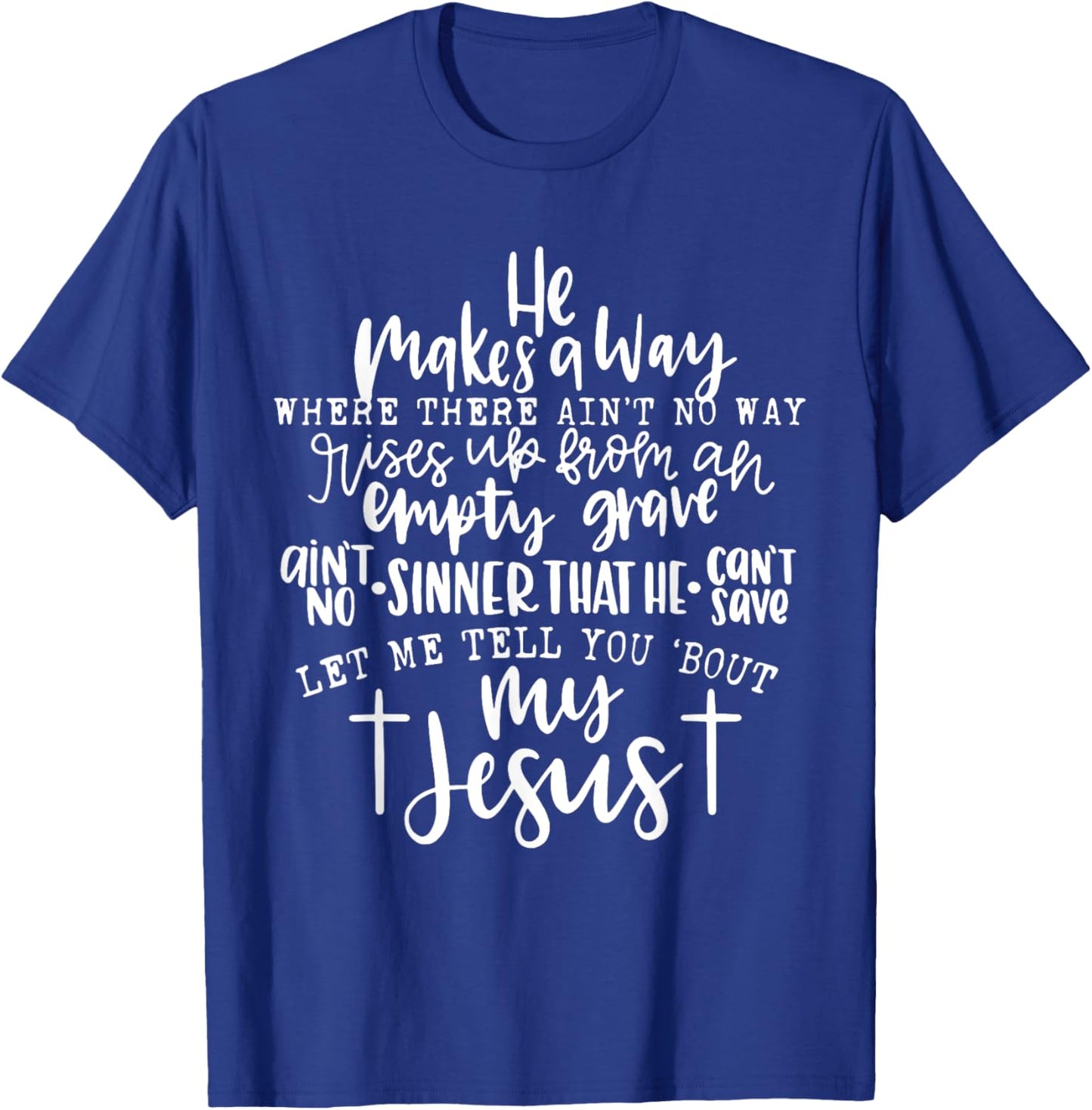 Let Me Tell You About My Jesus Gift T-Shirt - T-Shirt | Royal