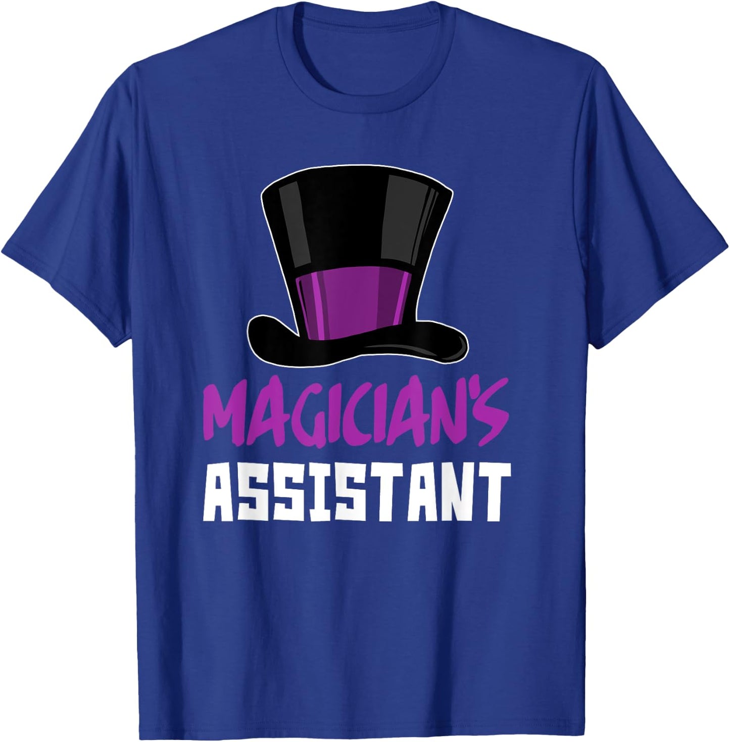 Magician's Assistant Top Hat T-Shirt - T-Shirt | Royal