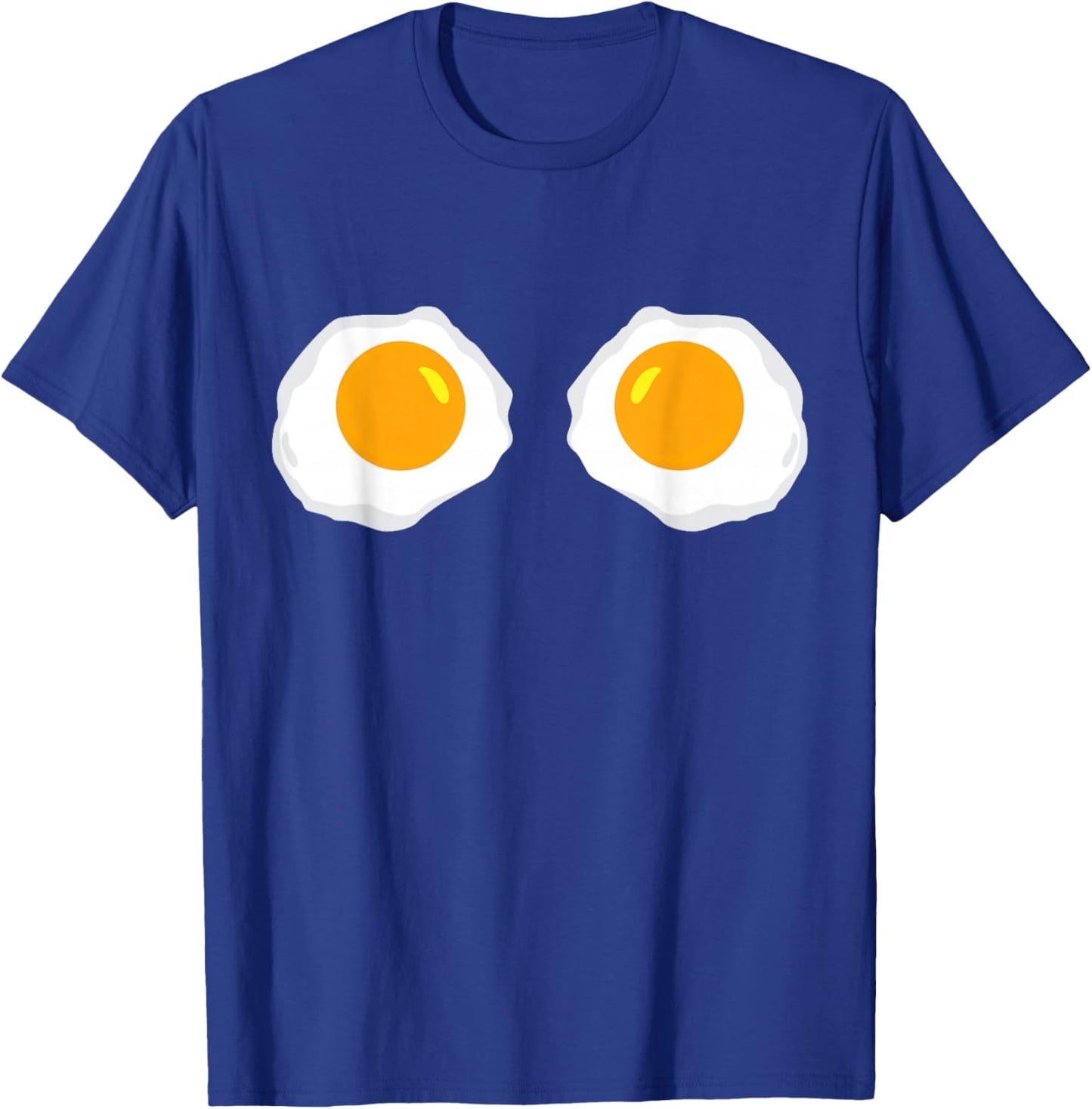 Fried Eggs Funny Bikini Costume Sunny Side Up Egg Brassiere T-Shirt - T-Shirt | Royal