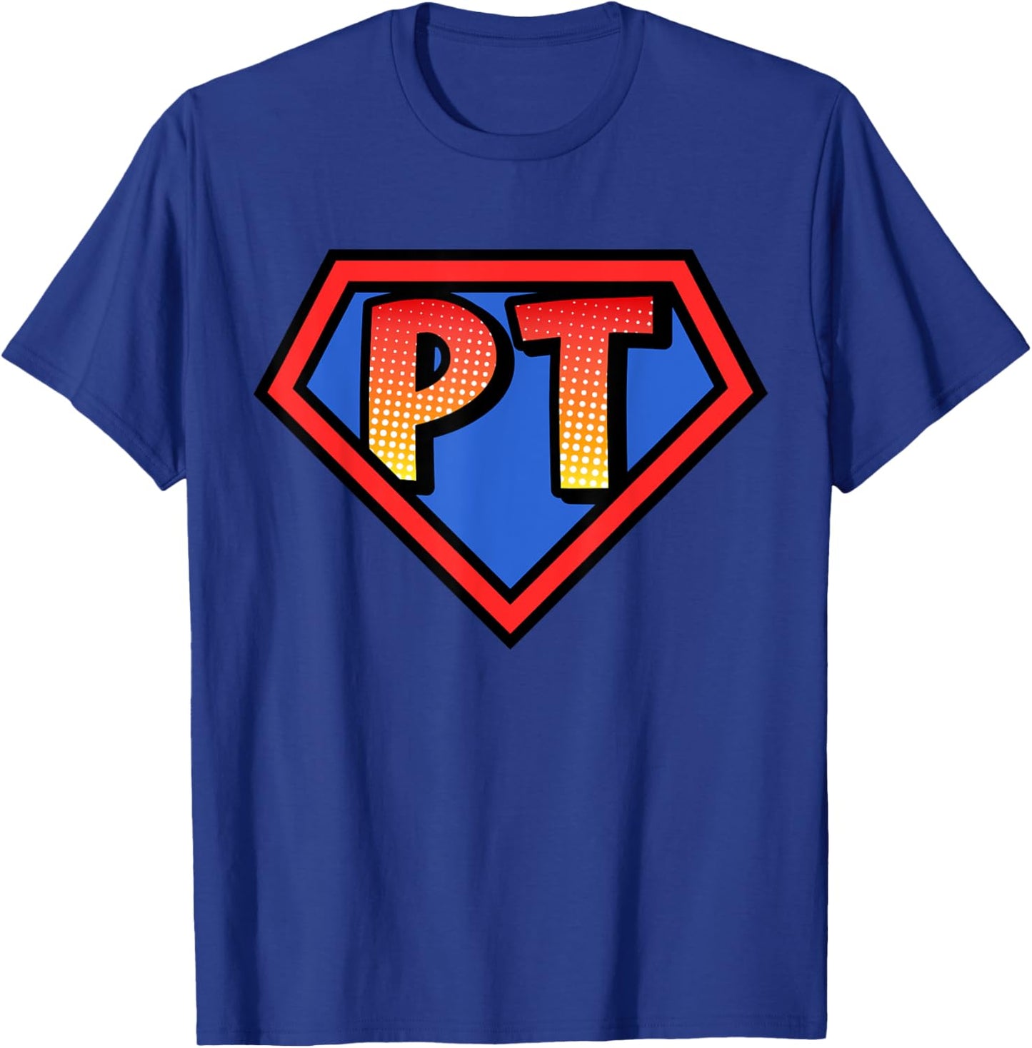 Superhero PT Physical Therapy - Halloween Costume T-Shirt - T-Shirt | Royal