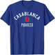 Casablanca Morocco - Moroccan Flag Casablanca T-Shirt - T-Shirt | Royal
