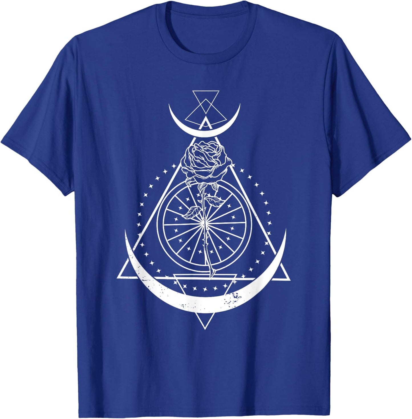 Occult Vintage Moon Rose Witchcraft Esoteric Witch Occult T-Shirt - T-Shirt | Royal