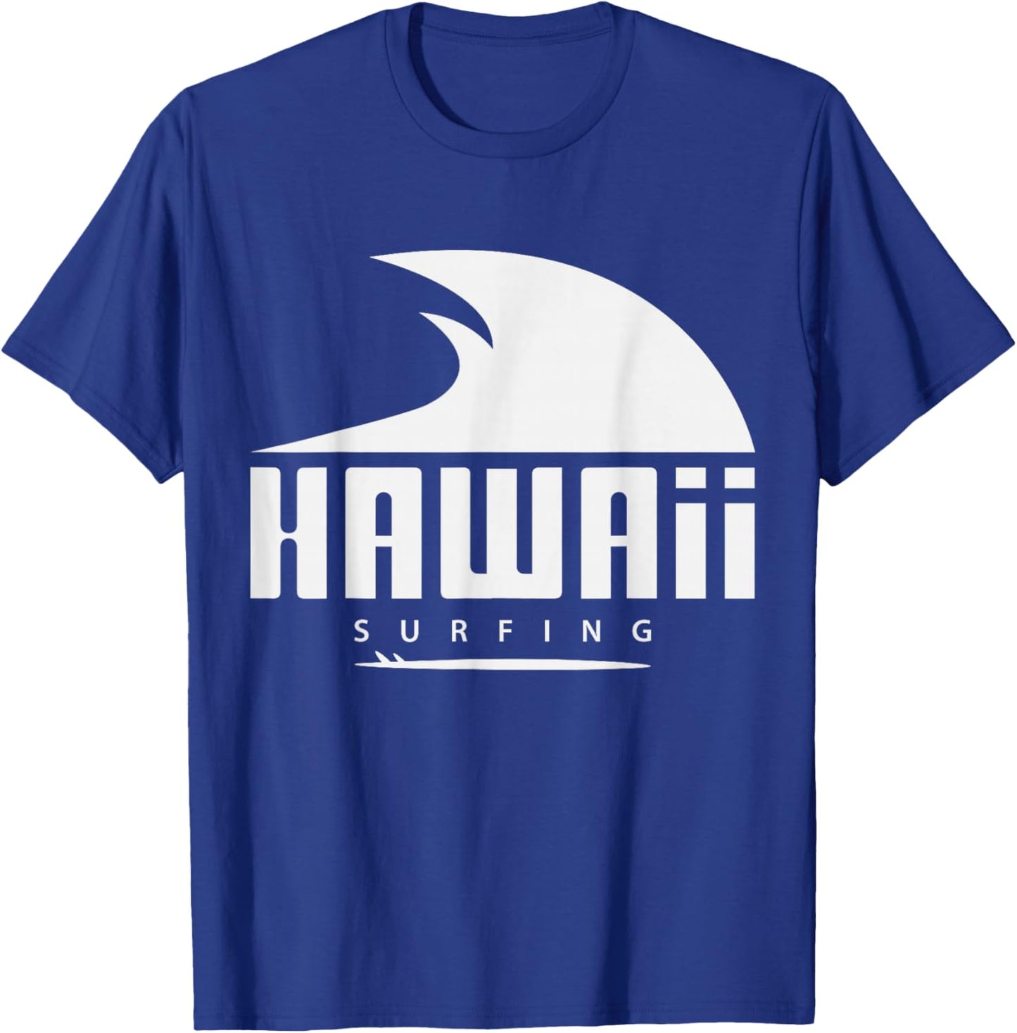 Hawaii Surfing Ocean Wave T-Shirt - T-Shirt | Royal