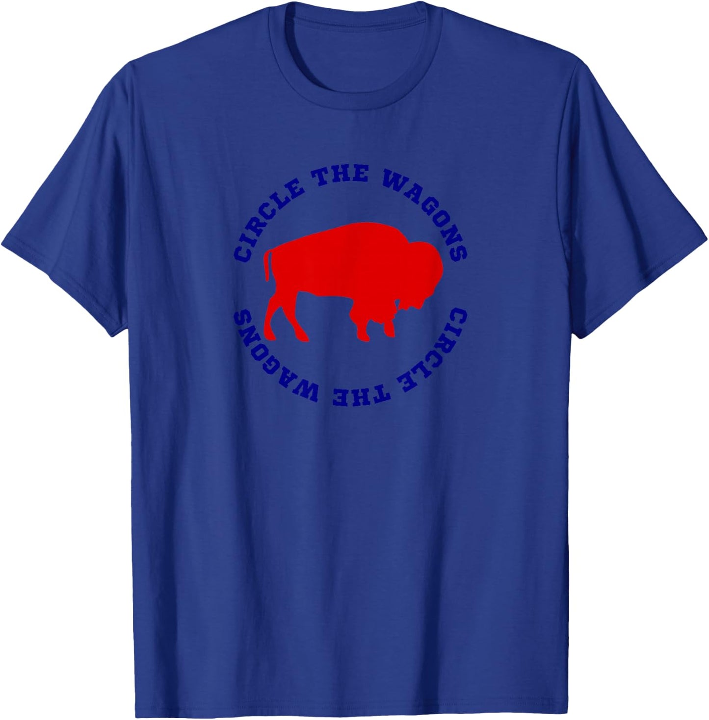 Buffalo Circle the Wagons T-Shirt - T-Shirt | Royal