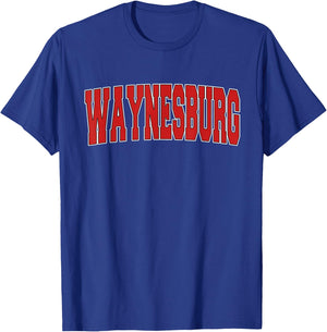 WAYNESBURG PA PENNSYLVANIA Varsity Style USA Vintage Sports T-Shirt - T-Shirt | Royal