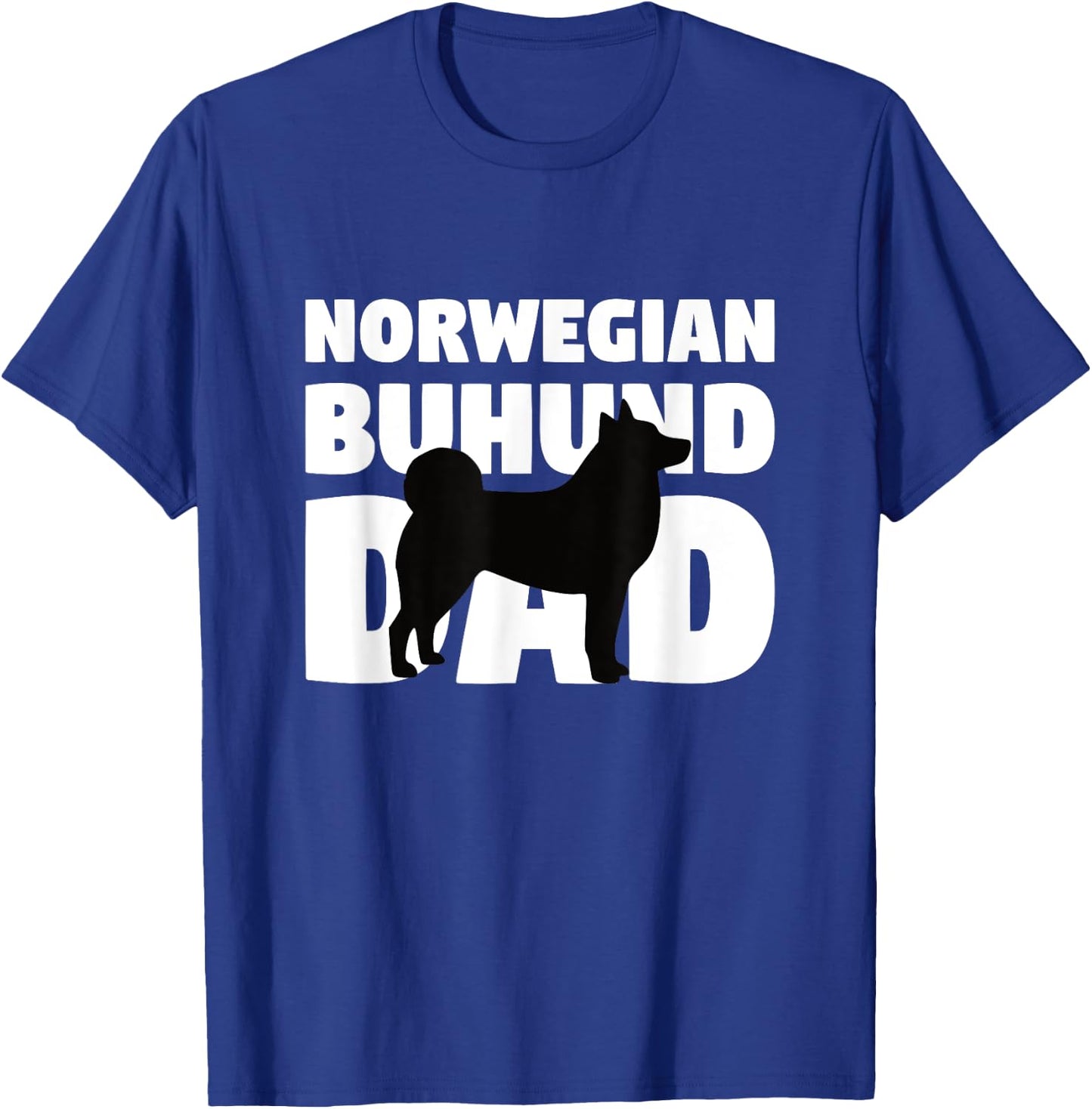 Norwegian Buhund Gift Dog Father Norwegian Buhund Dad Women Kids T-Shirt - T-Shirt | Royal