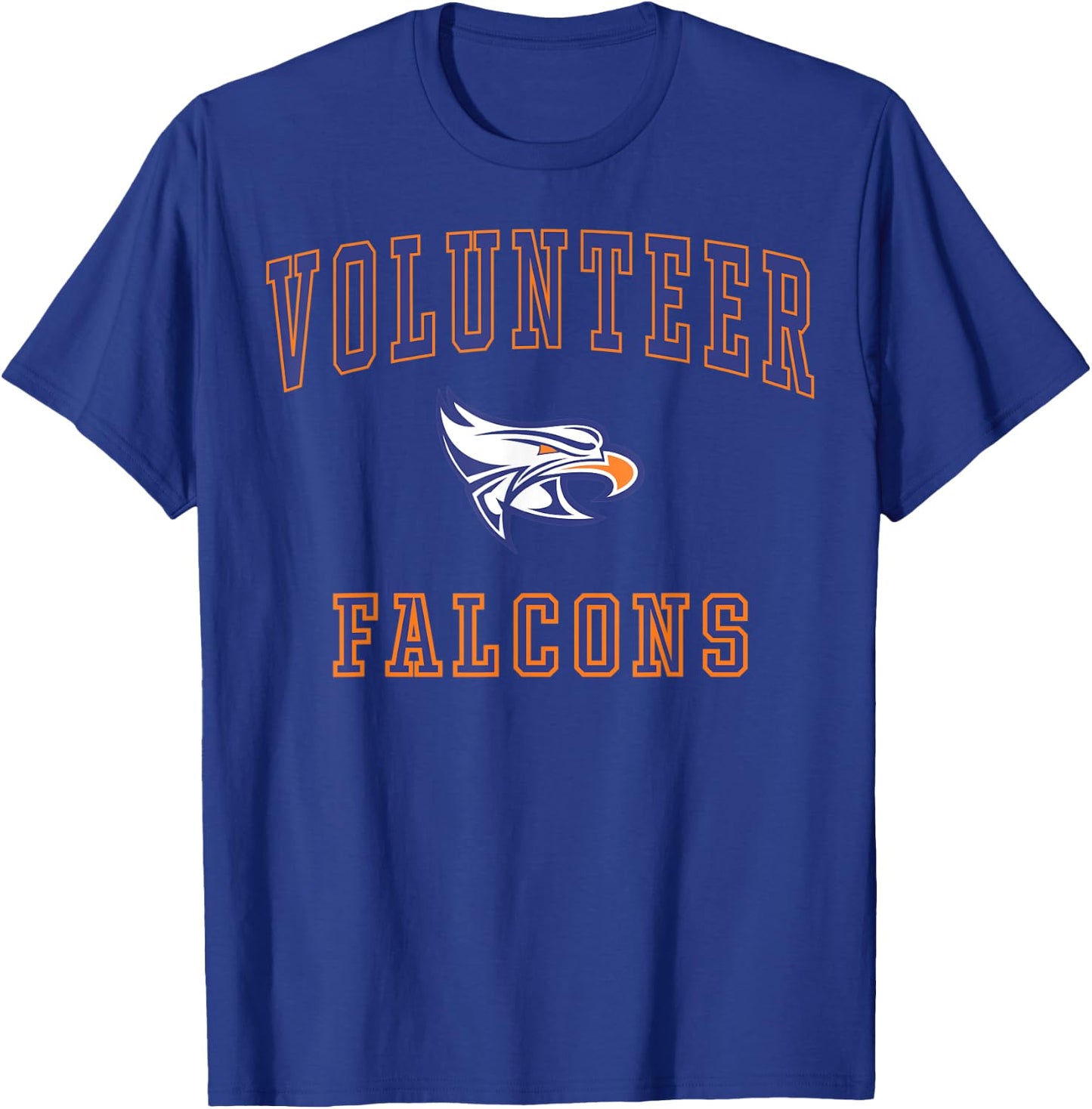 Volunteer High School Falcons C1 T-Shirt - T-Shirt | Royal