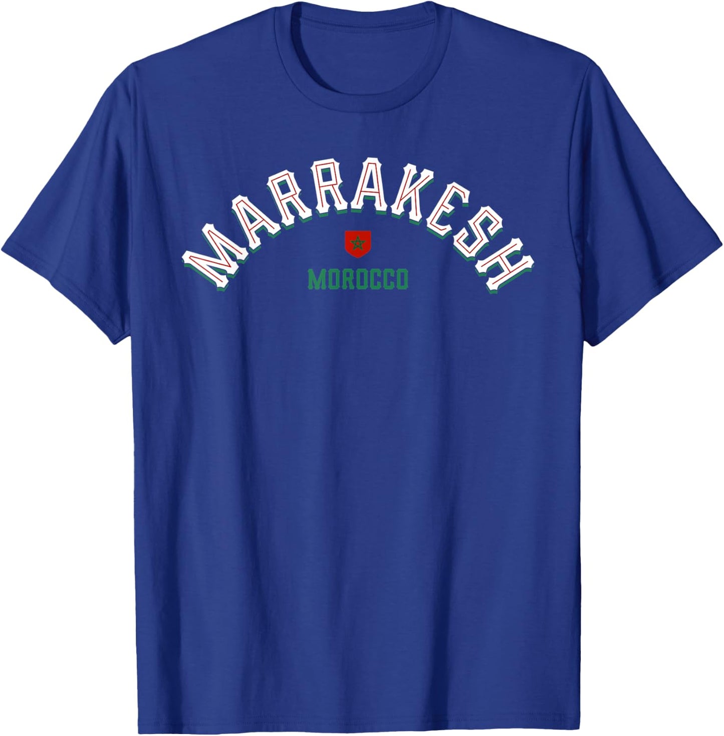 Marrakesh Morocco Travel North Africa Vintage T-Shirt - T-Shirt | Royal