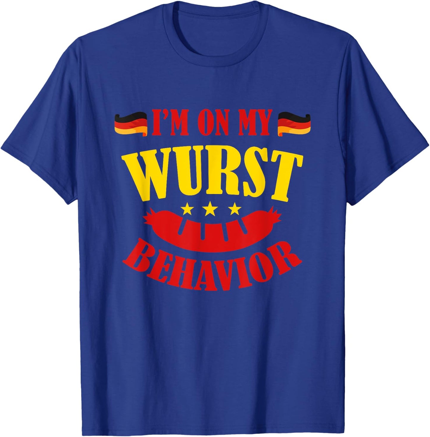 German Oktoberfest Shirt Funny Wurstfest Costume Men Gift T-Shirt - T-Shirt | Royal