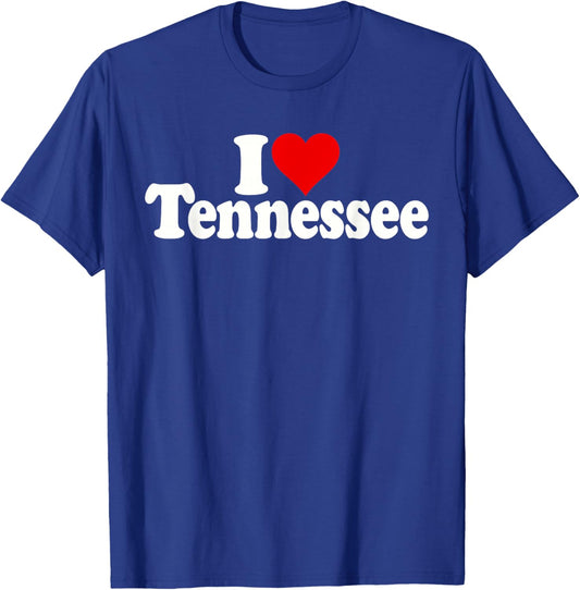 I Love Heart Tennessee Tn T-Shirt - T-Shirt | Royal