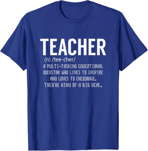 Teacher Definition - Teacher Appreciation Women Kids T-Shirt - T-Shirt | Royal