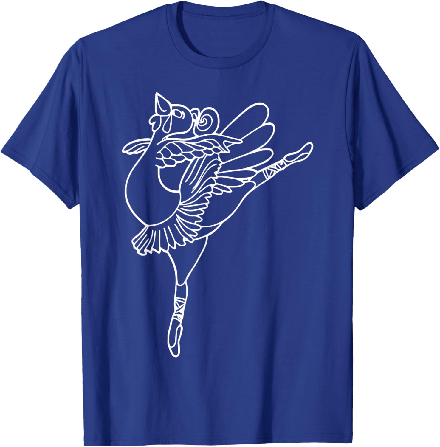 Dancing Turkey Happy Thanksgiving Day Ballet Dance Teacher T-Shirt - T-Shirt | Royal